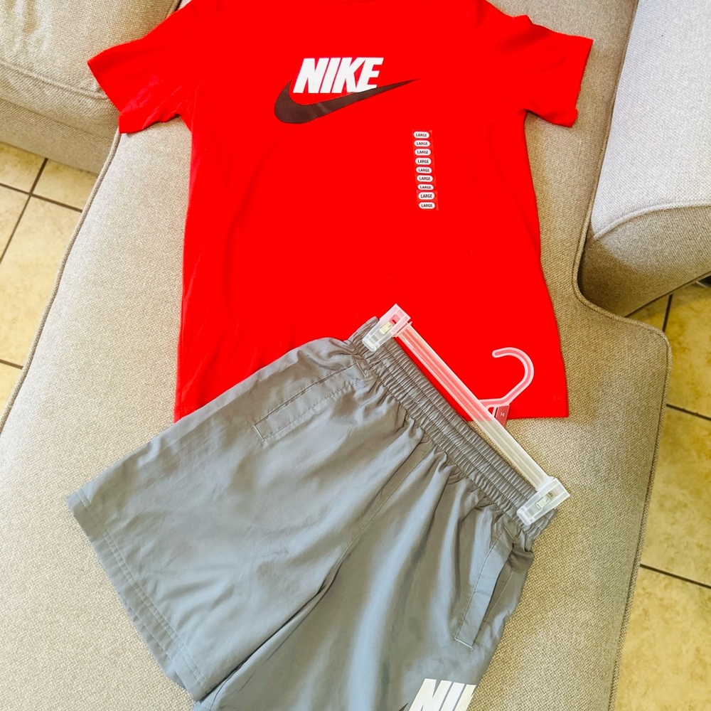 Nike Athletic Gray Men's Shorts and T- Shirt. $65 both together.